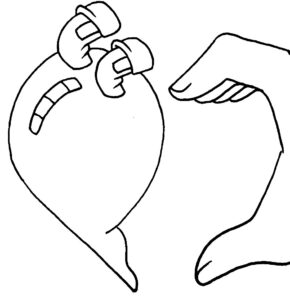 Drawing Alphabet Lore (a - H) Alphabet Lore Finger Heart