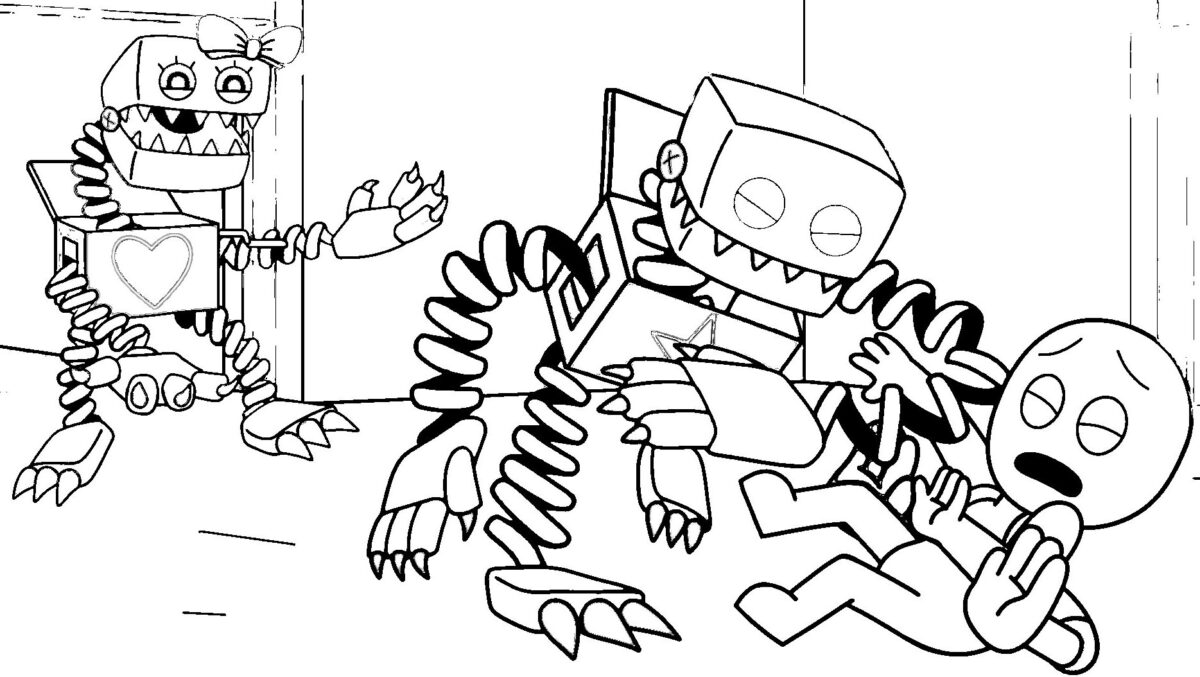 Coloriages Boxy Boo Pages De Coloriages