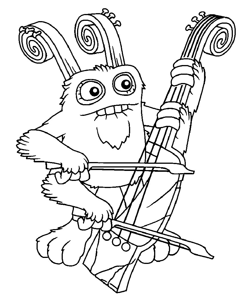 Coloring Pages My Singing Monsters 58 Coloring Pages